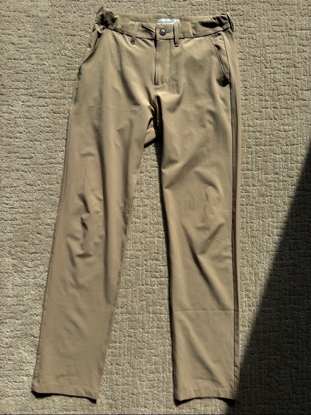 abercrombie kids performance chino pants • Tan • size 15/16